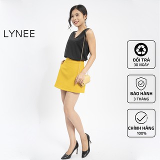 Áo sát nách nữ LYNEE cổ tim vải lụa mềm mịn - SN01