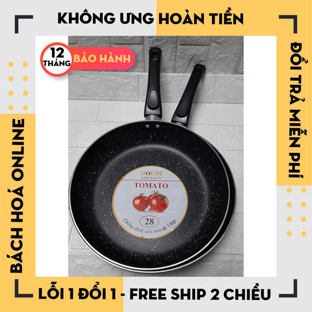 [Hàng Loại 1] CHẢO ĐÁ TỪ 5 LỚP CAO CẤP DOCHI TOMATO