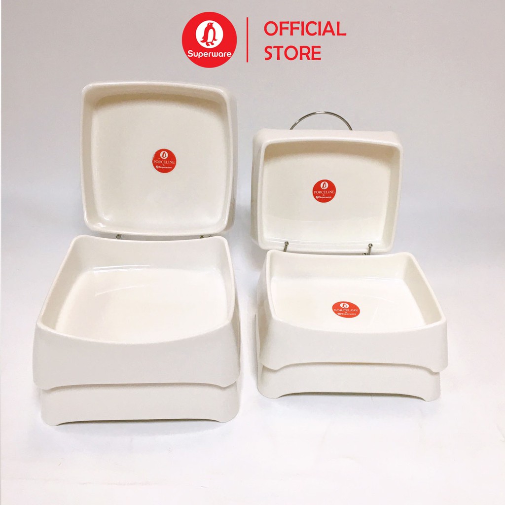 Khay Để Thịt Nướng BBQ Khay Xếp Tầng SUPERWARE Nhựa Phíp 100% Melamine - Porceline