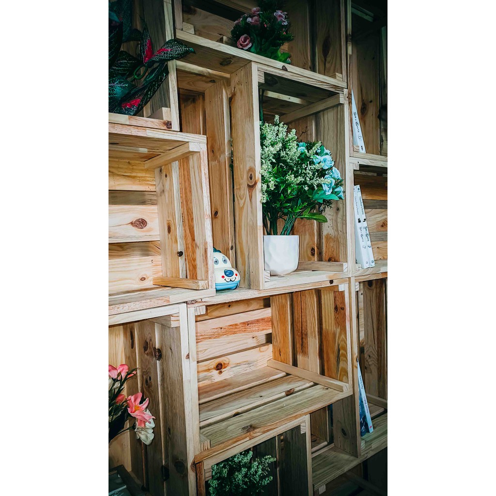 THÙNG BOX GỖ PALLET ĐA NĂNG📌Freeship📌HẢI NAM DECOR SIÊU TIỆN LỢI BỀN