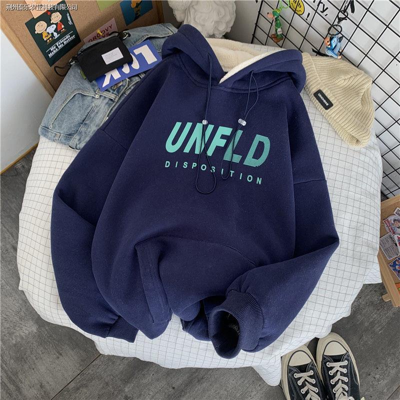 Áo len lông cừu dáng rộng thời trang thu đông phong cách Hàn Quốc cho nữ