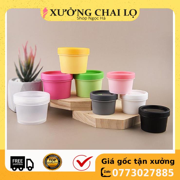 Hủ Đựng Kem ❤ GIÁ RẺ NHẤT ❤ Hũ Ly Thái 100g,200g đựng kem, chiết mỹ phẩm , phụ kiện du lịch