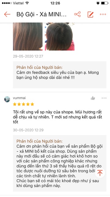 (GIÁ SỐC DÙNG THỬ) CẶP MINI DẦU GỘI BỒ KẾT + DẦU XẢ BƯỞI SẠCH GÀU, NGỨA, GIÚP MỌC TÓC