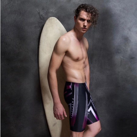 Quần bơi nam Phinikiss chất liệu nhanh khô màu tím/đen | BigBuy360 - bigbuy360.vn