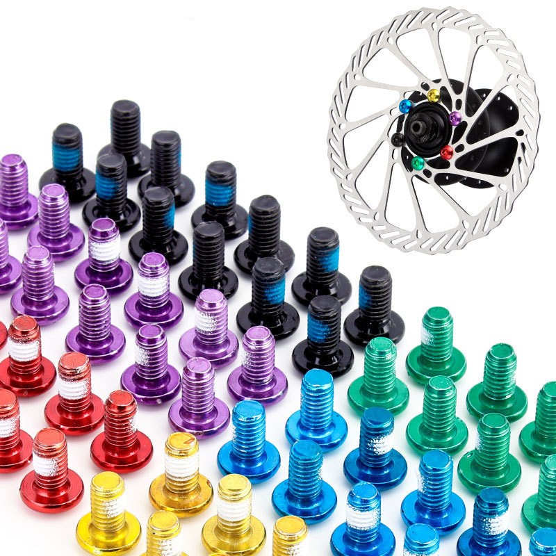 Set 12 Bu Lông Ốc Vít T25 M5X10Mm Bằng Hợp Kim Thép Cho Phanh Đĩa Xe Đạp