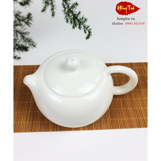 Ấm sứ tây thi bạch định 220ml