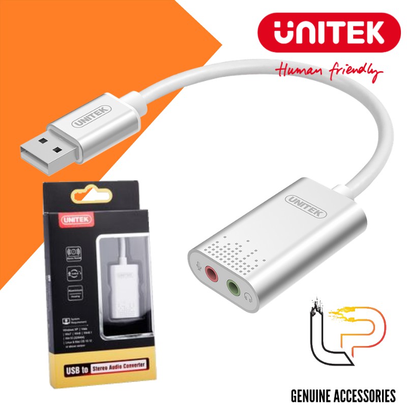 USB SOUND UNITEK Y-247A - CÁP CHUYỂN USB 2.0 RA SOUND UNITEK Y-247A