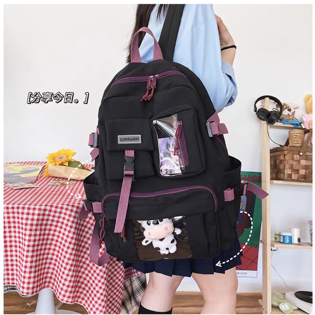 Balo Thời Trang Đi Học Nam Nữ , Balo Ulzzang Học Sinh PITi cá tính - BALO88