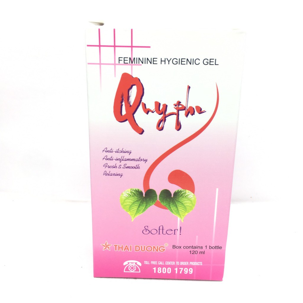 DUNG DỊCH VỆ SINH PHỤ NỮ QUÝ PHI ĐỎ 120ML