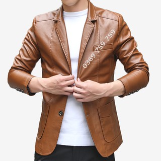 [XẢ HÀNG] Áo Da Nam Đờ Mi Thời Trang Lịch Lãm