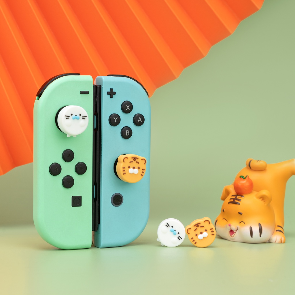 Nút Bấm Hình Hổ Dành Cho Tay Cầm Chơi Game Nintendo Switch &OLED & Lite