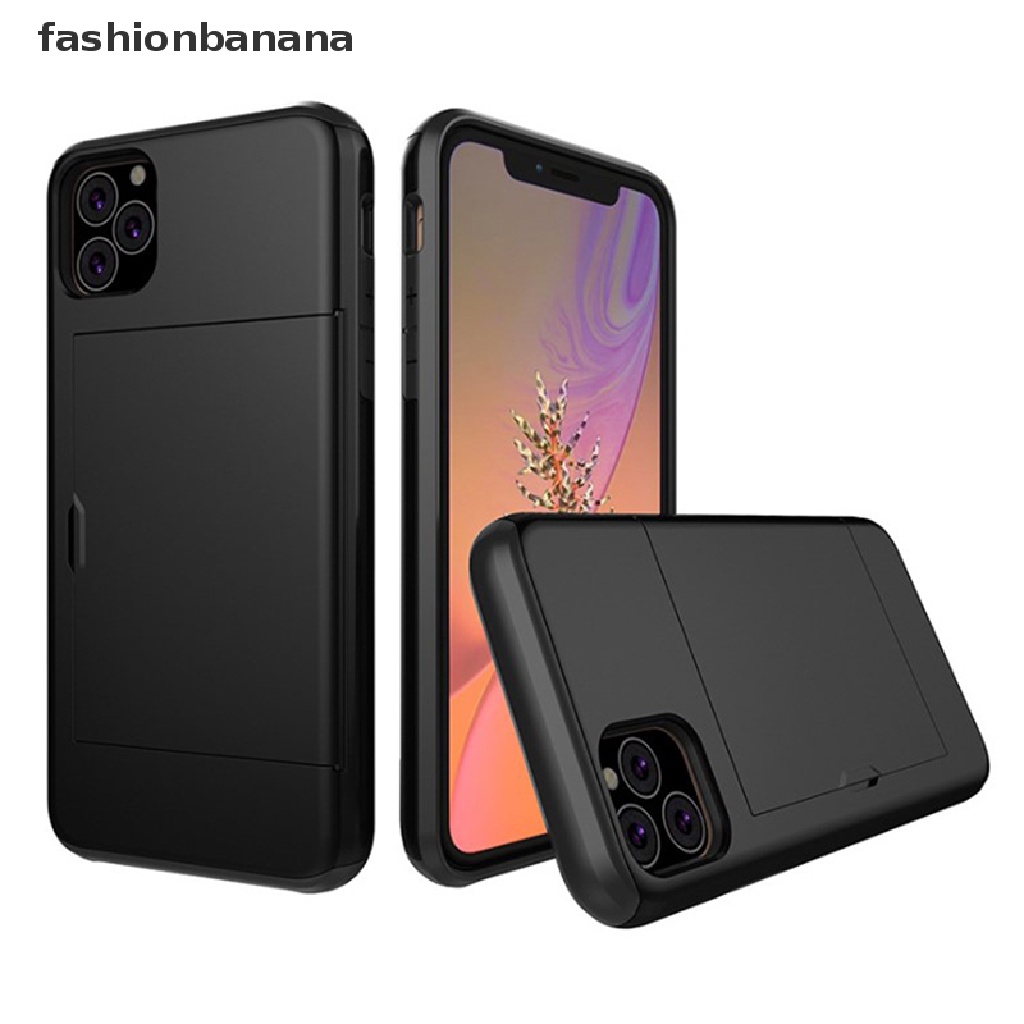 Ốp Điện Thoại Jelly Có Ngăn Đựng Thẻ Dạng Trượt Cho Iphone 12pro Max 11pro 11 12pro Se (2020) | BigBuy360 - bigbuy360.vn