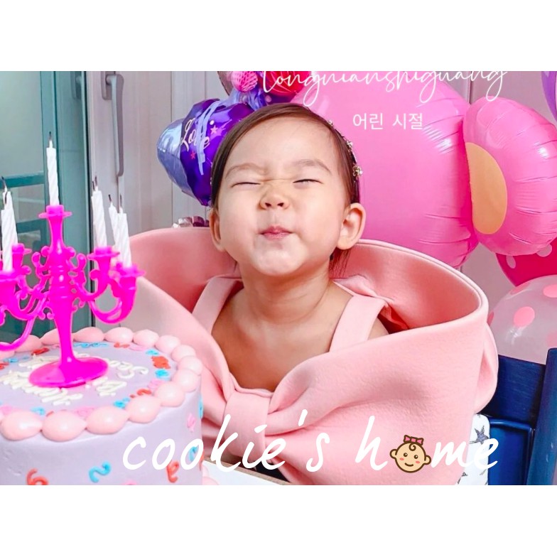 [Cookie'sHome x Royal Dress] váy công chúa hồng cho bé gái phong cách Korea Hoàng gia mặc thôi nôi chụp hình studio