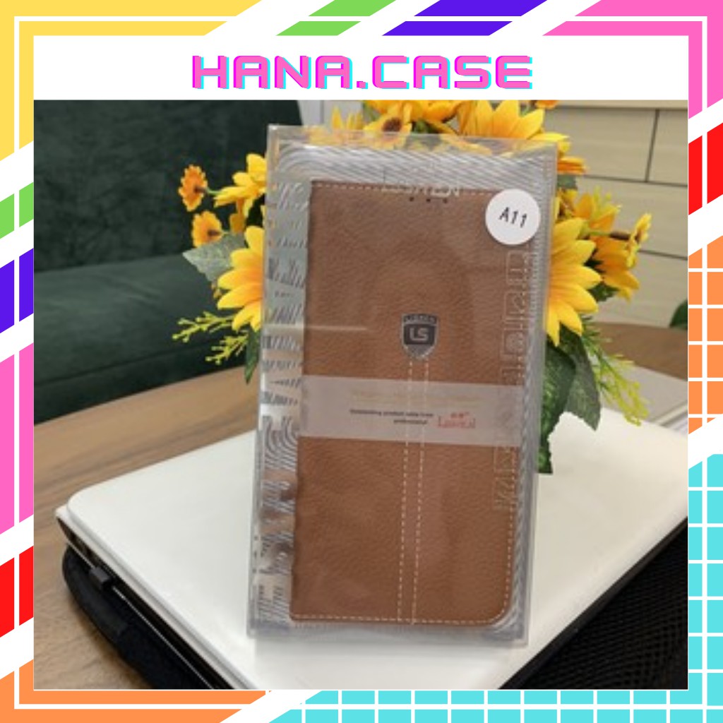 Bao da J7 Pro có khe nhét thẻ Hana case. (hàng chính hãng)