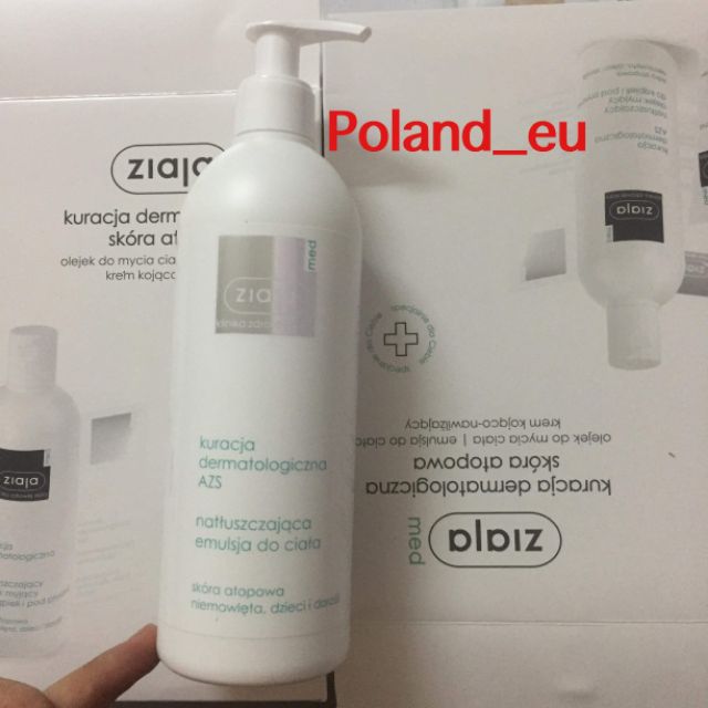 Nhũ tương ziaja med azs atopy- DƯỠNG ẨM CHUYÊN SÂU