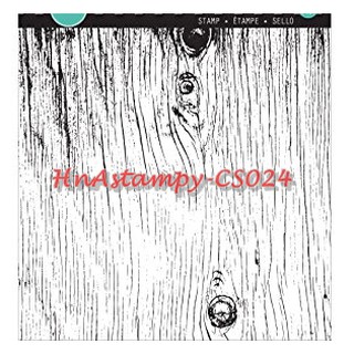 hnastampy CS024 con dấu tem trong suốt seal clear stamp dùng cho handmade scrapbook bộ nền vân gỗ
