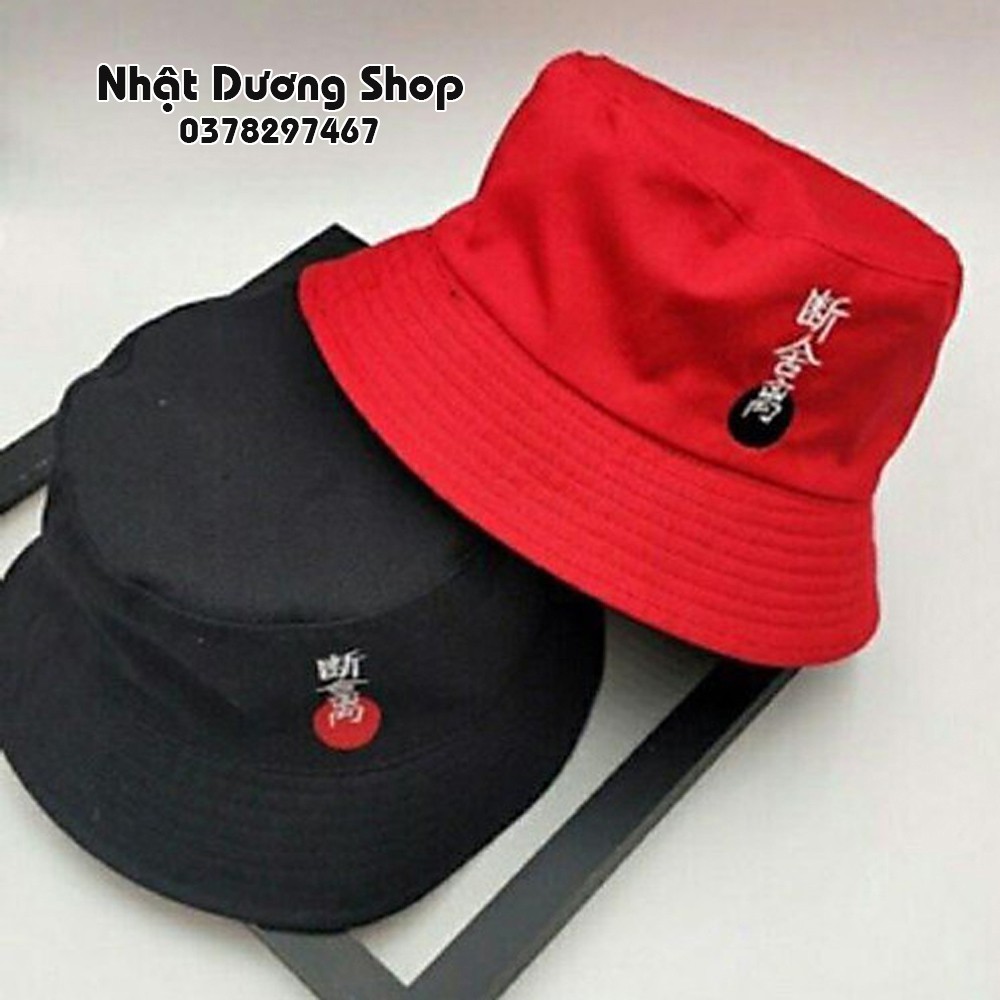 Nón bucket lời thề mũ tai bèo lời thề samurai vành nhỏ phù hợp cho tuổi teen