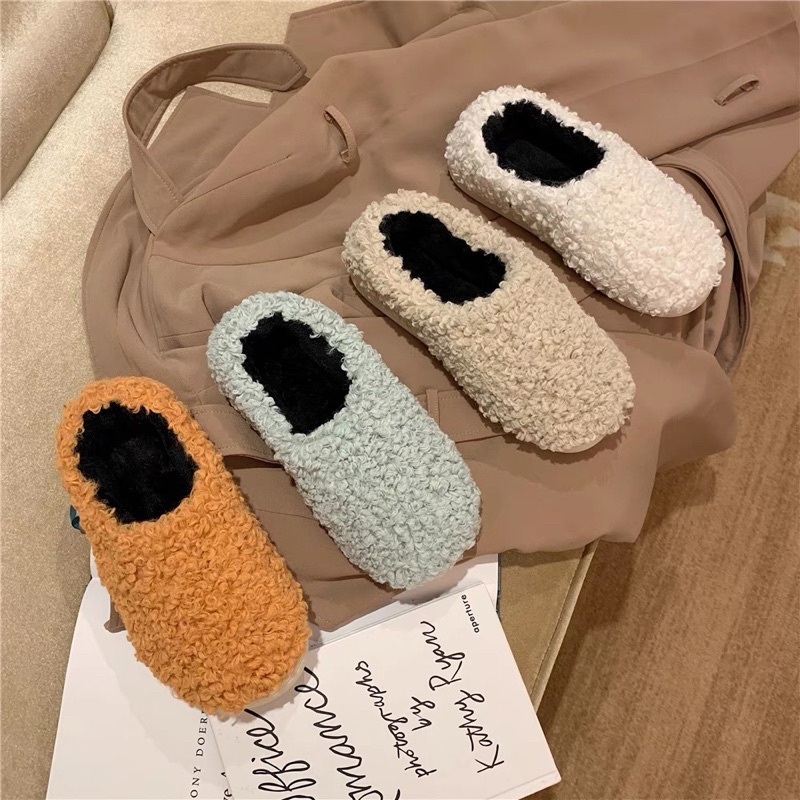 Giày bông phong cách Hàn Quốc