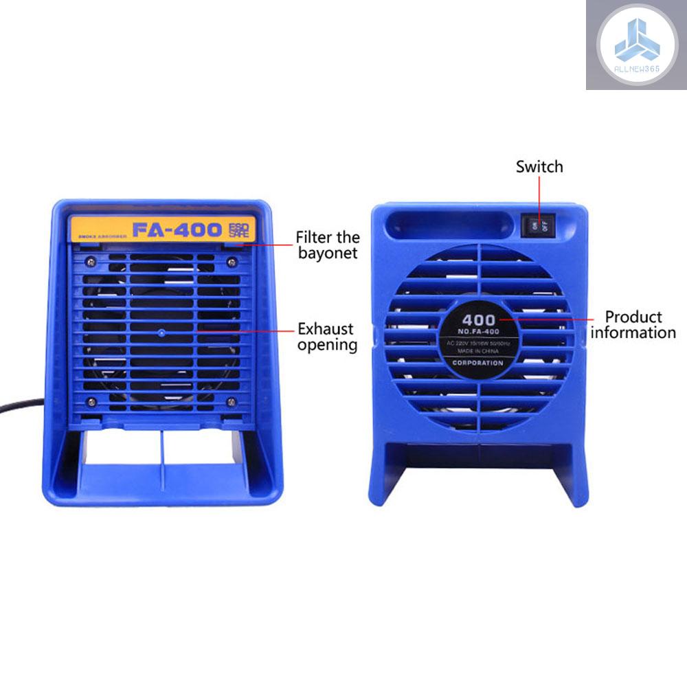 Máy Hàn Sắt Hút Khói Để Bàn Hút Khói FA-400 VN26