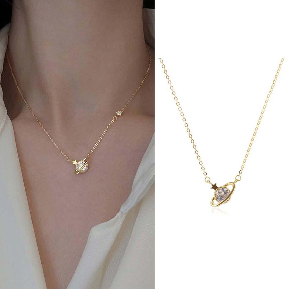 Vòng cổ Mặt Hình Hành Tinh VANES1 Thời Trang Cho Nữ