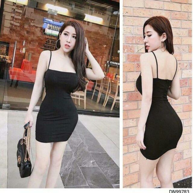đầm body 2 dây sexy