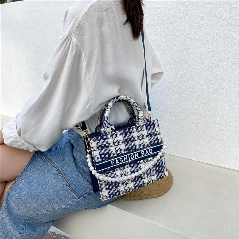 Túi tote đeo vai phối họa tiết tranh sơn dầu Monet độc đáo 2022