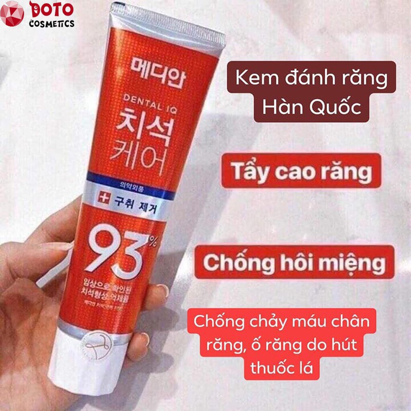 ❣️ Kem Đánh Răng MEDIAN [BEST SELLER] Trắng Sáng Chuyên Nghiệp 93% Toothpaste Hàn Quốc 120g ❣️