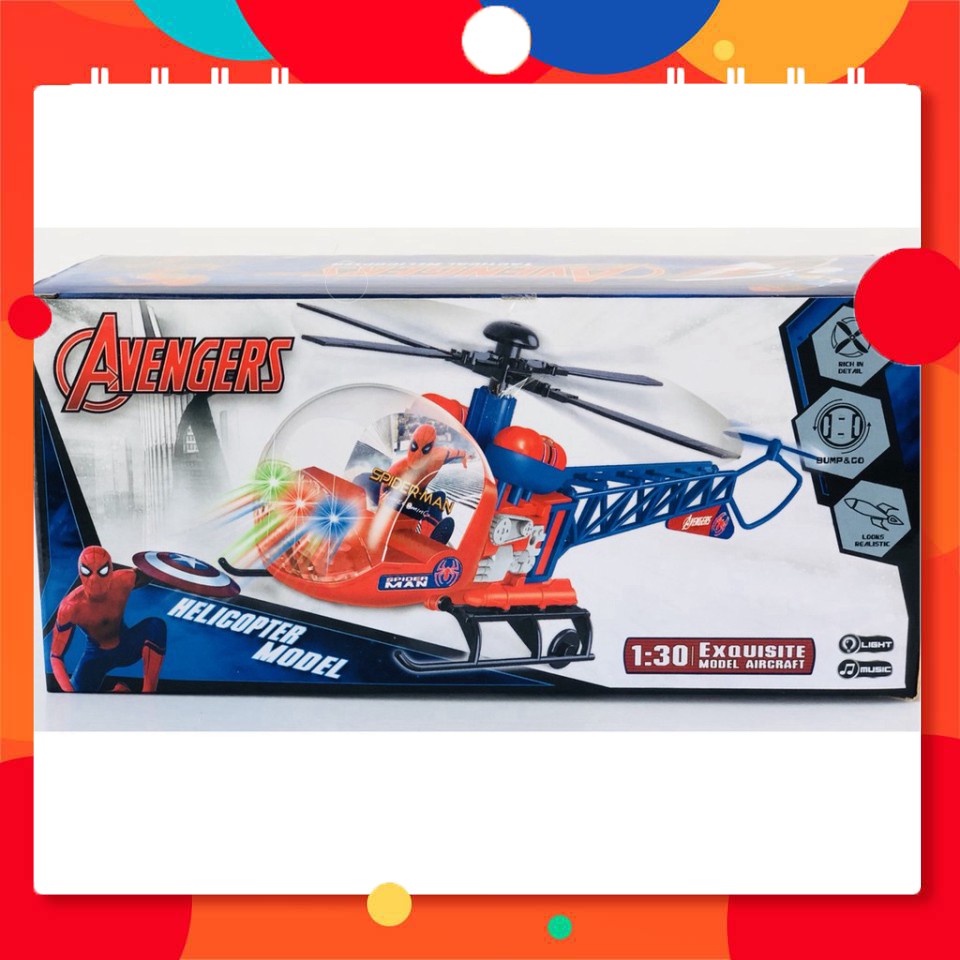 (Giảm Giá Sập Sàn)  Đồ chơi máy bay trực thăng Avengers - Đồ Chơi Trẻ Em Đồ Chơi Thông Minh 4276 (Giá Rẻ )