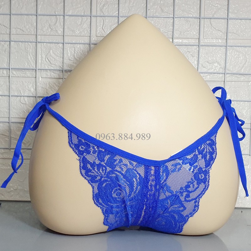Quần lót nữ QN.29 ren phối dây buộc 2 bên hông nhiều màu cho chị em - ẢNh shop chụp
