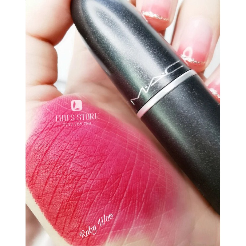 [Mã COS0505 giảm 8% đơn 300K] Son MAC #Ruby Woo - Đỏ Cổ Điển