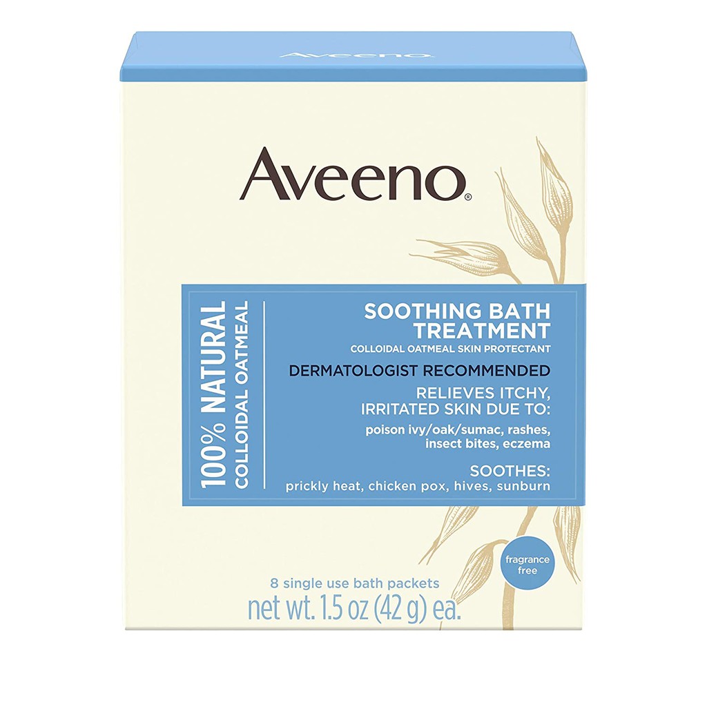 Bột tắm giảm chàm Aveeno Baby Eczema Therapy Bath Treatment