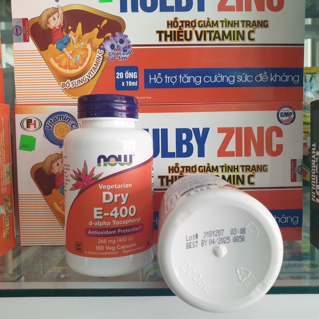 VEGAN - Viên uống chống lão hóa đẹp da Vitamin E-400IU 100 viên Thuần Chay