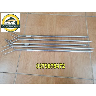 Bộ 5 cây chống cần câu chữ Y hàng inox dài 80cm thu gọn còn 45cm