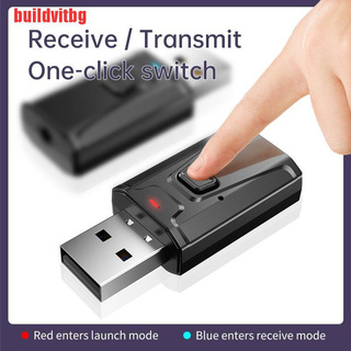 Usb Bluetooth 5.0 Nhận Tín Hiệu AUX 3.5mm Cho TV / PC