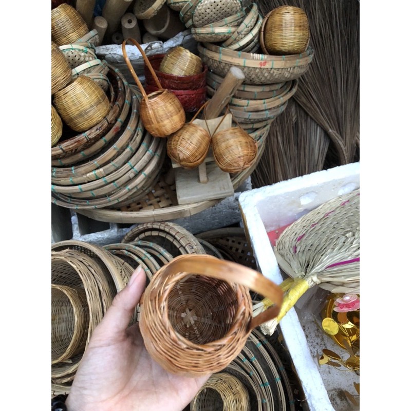Giỏ Tre quai xách