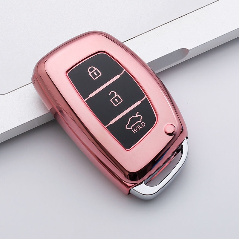 Vỏ bọc chìa khoá silicon mạ bạc hyundai accent/ kona/ santafe/ accent 2021/ santafe 2021/ accent