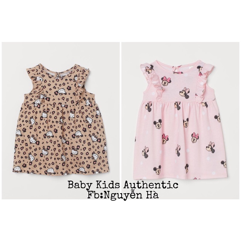Váy cánh tiên cotton bé gái HM Uk 6-9m 9-12m 12-18m 18-24m 2-3y 3-4y