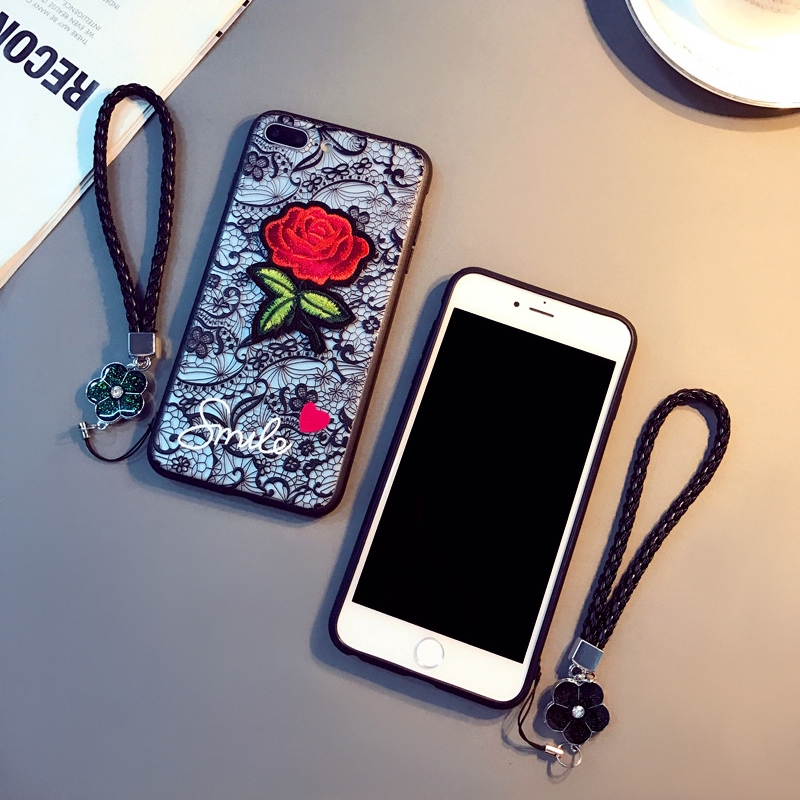 Ốp lưng hoa xinh xắn cho điện thoại iPhone Xiaomi Huawei