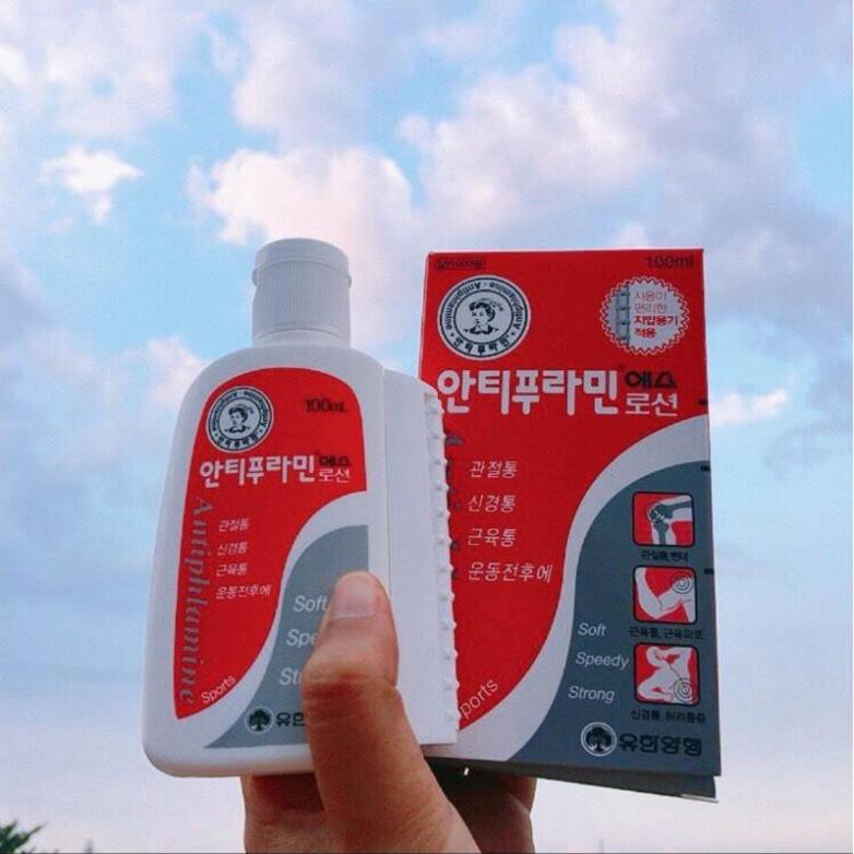 Dầu nóng xoa bóp Antiphlamine Hàn Quốc 100ml,PP Ánh Dương Korea