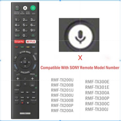 MỚI RMF-TX200P Điều Khiển Từ Xa Thay Thế Cho SONY LCD LED Bộ Điều Khiển TV Thông Minh RMF-TX200A Cho