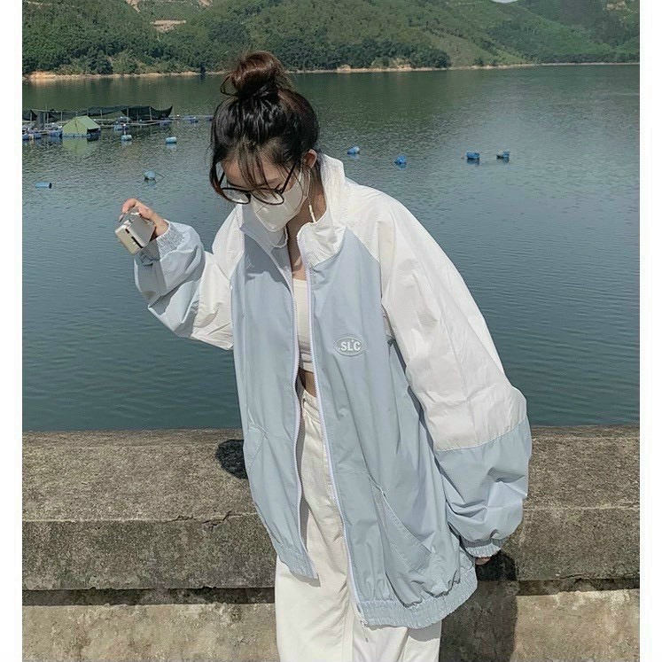 Áo Khoác Bomber Dù SLC Nam Nữ Ulzzang Unisex Kiểu Bóng Chày Form Rộng 2 Lớp GOVA