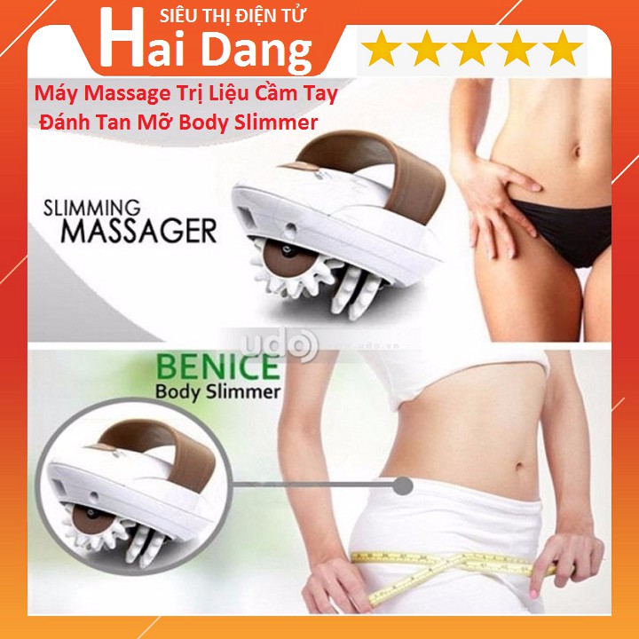 Máy Massage, Máy Massage Trị Liệu Cầm Tay Đánh Tan Mỡ Body Slimmer Massge Mọi Vùng Trên Cơ thể