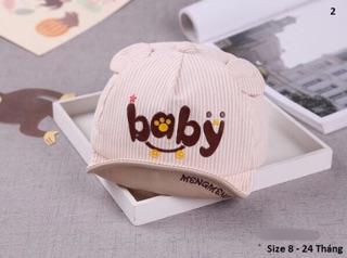 Mũ baby cho bé từ 6 ~24m