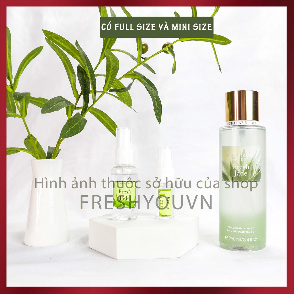 Fresh Jade - Xịt thơm toàn thân body mist Victoria's Secret khác khác _BST Fresh Oasis - Mát
