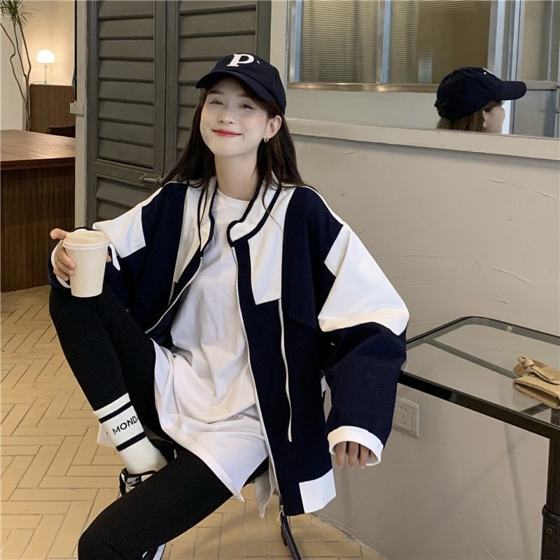 Áo Khoác Bóng Chày Phong Cách Hàn Quốc Mới