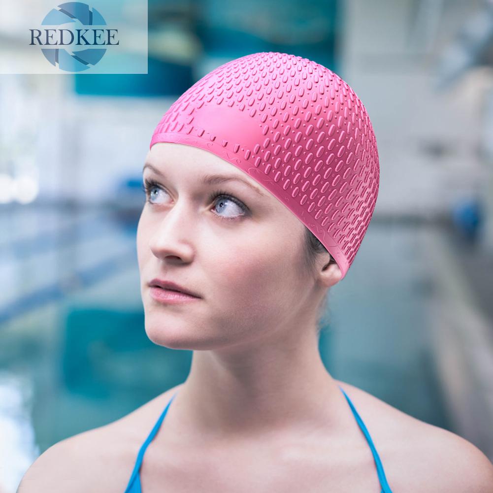 Mũ Bơi Silicone Bảo Vệ Tai Chống Thấm Nước Dành Cho Người Lớn