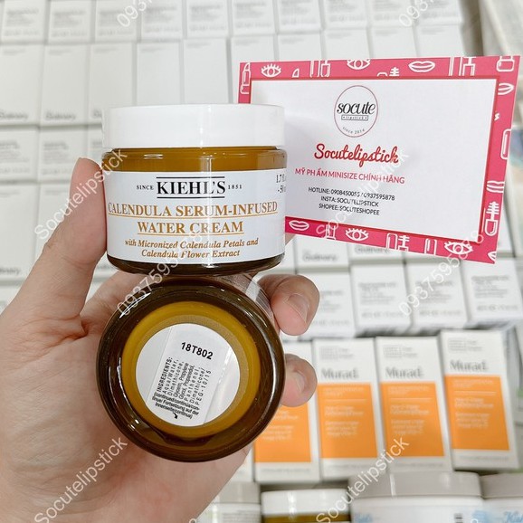 Kem Cúc Kiiehl's Calendula Serum-Infused Water Cream 50ml - 100ml