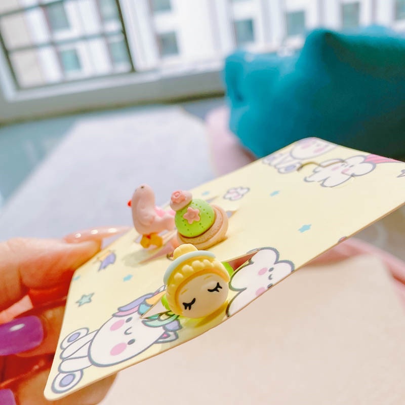 Set 3 nhẫn nhựa hình các nàng công chúa đáng yêu cho bé
