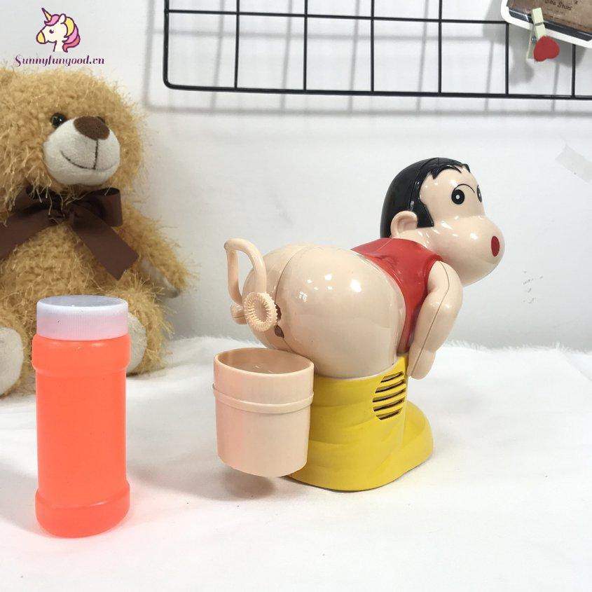 Máy Thổi Bong Bóng Xà Phòng Tự Động Có Đèn Và Nhạc Cho Bé