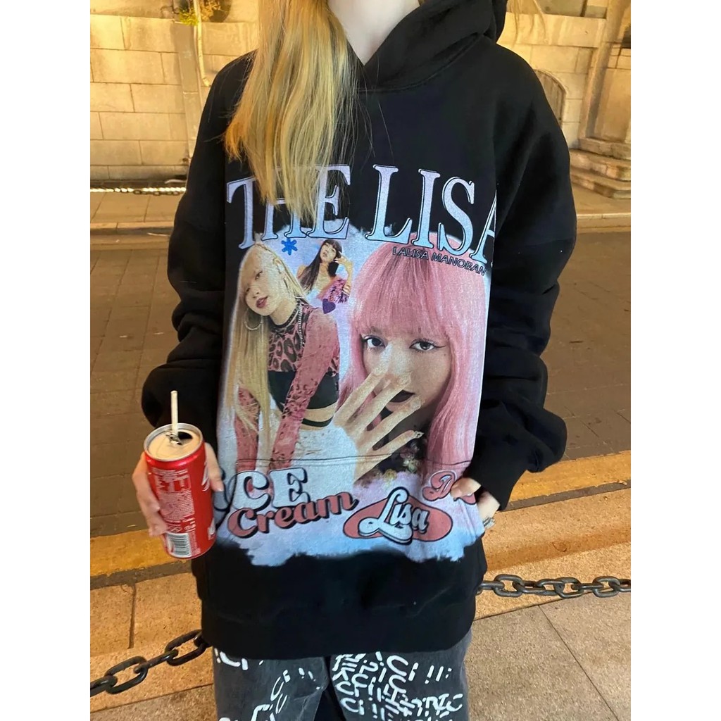 <M-2XL> ÁO HOODIE HÌNH LISA BLACKPINK SIÊU XINH - ORDER 10 NGÀY | BigBuy360 - bigbuy360.vn
